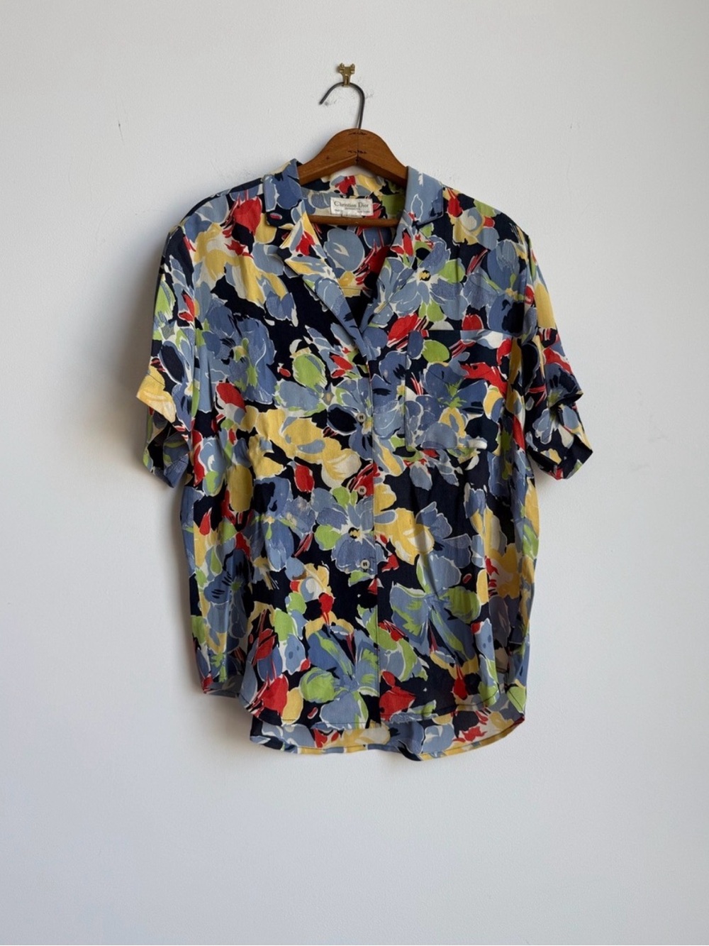 Vintage Christian Dior Separates floral blouse